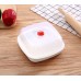 Microwave Oven Steamer Food Container with Lid Plastic Cookware for Steamed Buns, Dumplings - L-007